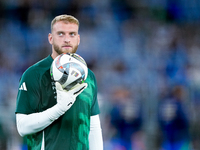 Michele Di Gregorio of Italy looks on during the UEFA Nations League 2024/25 League A Group A2 match between Italy and Belgium at Stadio Oli...