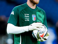 Michele Di Gregorio of Italy looks on during the UEFA Nations League 2024/25 League A Group A2 match between Italy and Belgium at Stadio Oli...