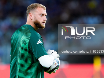 Michele Di Gregorio of Italy looks on during the UEFA Nations League 2024/25 League A Group A2 match between Italy and Belgium at Stadio Oli...