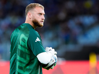 Michele Di Gregorio of Italy looks on during the UEFA Nations League 2024/25 League A Group A2 match between Italy and Belgium at Stadio Oli...