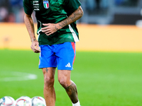 Lorenzo Pellegrini of Italy looks on during the UEFA Nations League 2024/25 League A Group A2 match between Italy and Belgium at Stadio Olim...