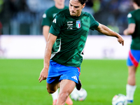 Samuele Ricci of Italy during the UEFA Nations League 2024/25 League A Group A2 match between Italy and Belgium at Stadio Olimpico on Octobe...