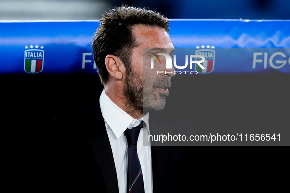 Gianluigi Buffon of Italy during the UEFA Nations League 2024/25 League A Group A2 match between Italy and Belgium at Stadio Olimpico on Oct...