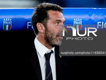 Gianluigi Buffon of Italy during the UEFA Nations League 2024/25 League A Group A2 match between Italy and Belgium at Stadio Olimpico on Oct...