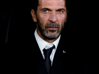 Gianluigi Buffon of Italy looks on during the UEFA Nations League 2024/25 League A Group A2 match between Italy and Belgium at Stadio Olimpi...