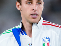 Davide Frattesi of Italy looks on during the UEFA Nations League 2024/25 League A Group A2 match between Italy and Belgium at Stadio Olimpic...