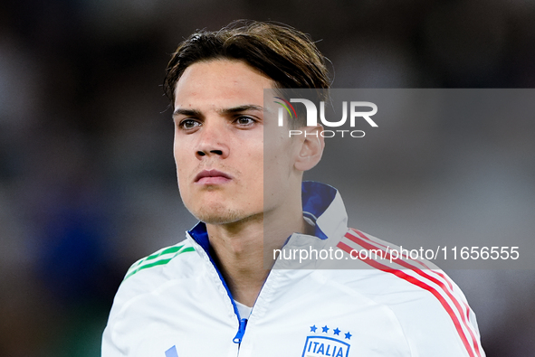 Samuele Ricci of Italy looks on during the UEFA Nations League 2024/25 League A Group A2 match between Italy and Belgium at Stadio Olimpico...