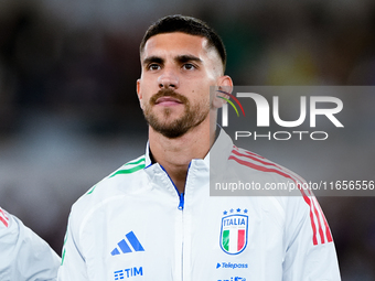 Lorenzo Pellegrini of Italy looks on during the UEFA Nations League 2024/25 League A Group A2 match between Italy and Belgium at Stadio Olim...