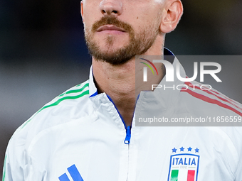 Lorenzo Pellegrini of Italy looks on during the UEFA Nations League 2024/25 League A Group A2 match between Italy and Belgium at Stadio Olim...