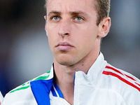 Davide Frattesi of Italy looks on during the UEFA Nations League 2024/25 League A Group A2 match between Italy and Belgium at Stadio Olimpic...