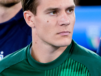 Nicolo' Fagioli of Italy looks on during the UEFA Nations League 2024/25 League A Group A2 match between Italy and Belgium at Stadio Olimpic...