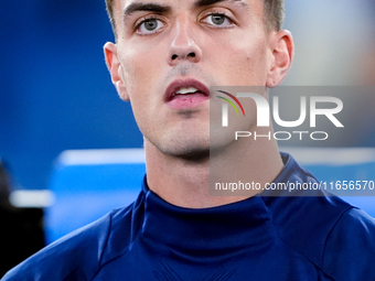 Daniel Maldini of Italy looks on during the UEFA Nations League 2024/25 League A Group A2 match between Italy and Belgium at Stadio Olimpico...