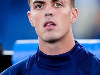 Daniel Maldini of Italy looks on during the UEFA Nations League 2024/25 League A Group A2 match between Italy and Belgium at Stadio Olimpico...