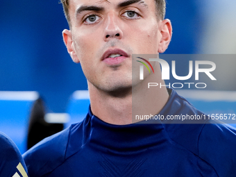 Daniel Maldini of Italy looks on during the UEFA Nations League 2024/25 League A Group A2 match between Italy and Belgium at Stadio Olimpico...