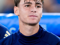 Niccolo' Pisilli of Italy looks on during the UEFA Nations League 2024/25 League A Group A2 match between Italy and Belgium at Stadio Olimpi...