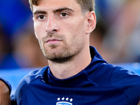 Matteo Gabbia of Italy looks on during the UEFA Nations League 2024/25 League A Group A2 match between Italy and Belgium at Stadio Olimpico...