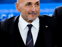 Luciano Spalletti head coach of Italy looks on during the UEFA Nations League 2024/25 League A Group A2 match between Italy and Belgium at S...