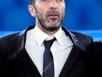 Gianluigi Buffon of Italy looks on during the UEFA Nations League 2024/25 League A Group A2 match between Italy and Belgium at Stadio Olimpi...