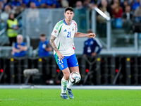 Alessandro Bastoni of Italy during the UEFA Nations League 2024/25 League A Group A2 match between Italy and Belgium at Stadio Olimpico on O...