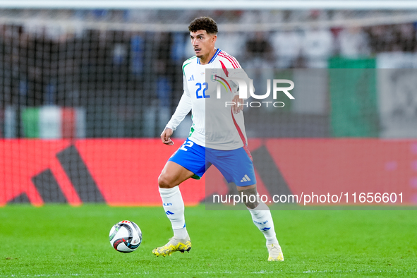 Giovanni Di Lorenzo of Italy during the UEFA Nations League 2024/25 League A Group A2 match between Italy and Belgium at Stadio Olimpico on...