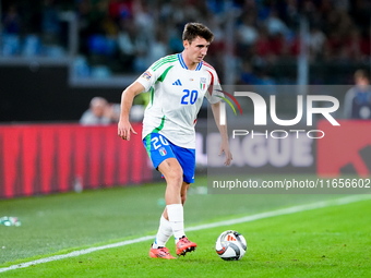 Andrea Cambiaso of Italy during the UEFA Nations League 2024/25 League A Group A2 match between Italy and Belgium at Stadio Olimpico on Octo...