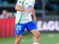 Andrea Cambiaso of Italy during the UEFA Nations League 2024/25 League A Group A2 match between Italy and Belgium at Stadio Olimpico on Octo...