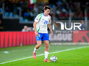 Andrea Cambiaso of Italy during the UEFA Nations League 2024/25 League A Group A2 match between Italy and Belgium at Stadio Olimpico on Octo...