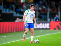 Andrea Cambiaso of Italy during the UEFA Nations League 2024/25 League A Group A2 match between Italy and Belgium at Stadio Olimpico on Octo...