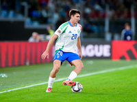 Andrea Cambiaso of Italy during the UEFA Nations League 2024/25 League A Group A2 match between Italy and Belgium at Stadio Olimpico on Octo...