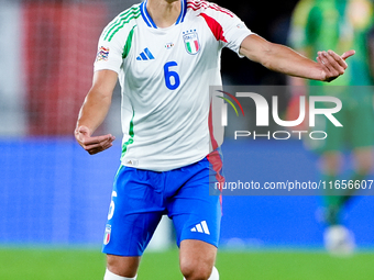 Samuele Ricci of Italy during the UEFA Nations League 2024/25 League A Group A2 match between Italy and Belgium at Stadio Olimpico on Octobe...