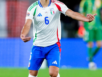 Samuele Ricci of Italy during the UEFA Nations League 2024/25 League A Group A2 match between Italy and Belgium at Stadio Olimpico on Octobe...