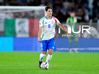 Samuele Ricci of Italy during the UEFA Nations League 2024/25 League A Group A2 match between Italy and Belgium at Stadio Olimpico on Octobe...