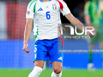 Samuele Ricci of Italy during the UEFA Nations League 2024/25 League A Group A2 match between Italy and Belgium at Stadio Olimpico on Octobe...