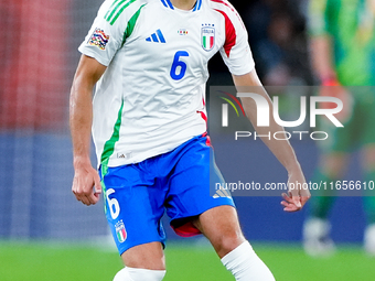 Samuele Ricci of Italy during the UEFA Nations League 2024/25 League A Group A2 match between Italy and Belgium at Stadio Olimpico on Octobe...