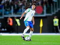 Samuele Ricci of Italy during the UEFA Nations League 2024/25 League A Group A2 match between Italy and Belgium at Stadio Olimpico on Octobe...