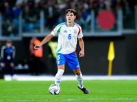 Samuele Ricci of Italy during the UEFA Nations League 2024/25 League A Group A2 match between Italy and Belgium at Stadio Olimpico on Octobe...