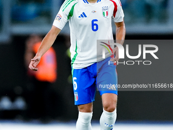 Samuele Ricci of Italy during the UEFA Nations League 2024/25 League A Group A2 match between Italy and Belgium at Stadio Olimpico on Octobe...