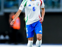 Samuele Ricci of Italy during the UEFA Nations League 2024/25 League A Group A2 match between Italy and Belgium at Stadio Olimpico on Octobe...