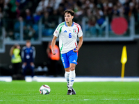 Samuele Ricci of Italy during the UEFA Nations League 2024/25 League A Group A2 match between Italy and Belgium at Stadio Olimpico on Octobe...