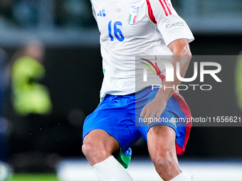 Davide Frattesi of Italy during the UEFA Nations League 2024/25 League A Group A2 match between Italy and Belgium at Stadio Olimpico on Octo...