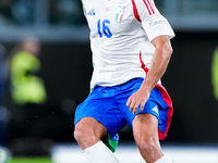 Davide Frattesi of Italy during the UEFA Nations League 2024/25 League A Group A2 match between Italy and Belgium at Stadio Olimpico on Octo...