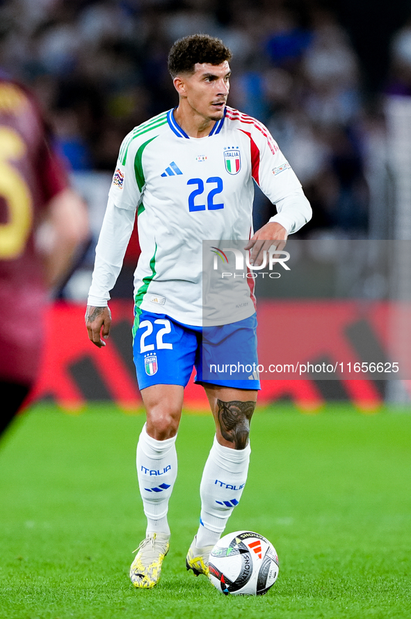 Giovanni Di Lorenzo of Italy during the UEFA Nations League 2024/25 League A Group A2 match between Italy and Belgium at Stadio Olimpico on...