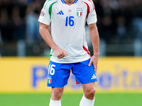 Davide Frattesi of Italy looks on during the UEFA Nations League 2024/25 League A Group A2 match between Italy and Belgium at Stadio Olimpic...