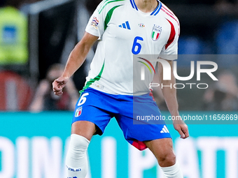 Samuele Ricci of Italy during the UEFA Nations League 2024/25 League A Group A2 match between Italy and Belgium at Stadio Olimpico on Octobe...