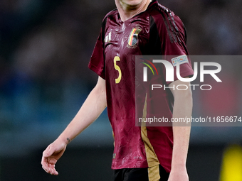 Maxim De Cuyper of Belgium looks on during the UEFA Nations League 2024/25 League A Group A2 match between Italy and Belgium at Stadio Olimp...