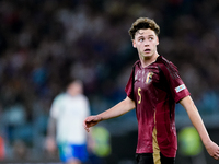 Maxim De Cuyper of Belgium looks on during the UEFA Nations League 2024/25 League A Group A2 match between Italy and Belgium at Stadio Olimp...