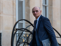 Didier Migaud, Minister of Justice, is at the Elysee Palace for the Council of Ministers in Paris, France, on October 10, 2024. (