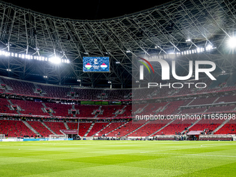 The stadium overview during the match between Hungary and the Netherlands at the Puskas Arena for the UEFA Nations League season 2024-2025 i...