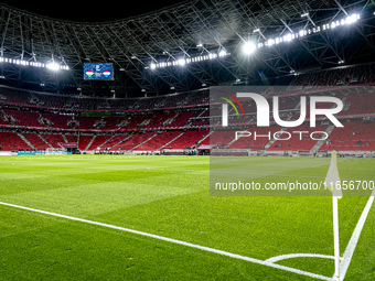 During the match between Hungary and the Netherlands at the Puskas Arena for the UEFA Nations League season 2024-2025 in Budapest, Hungary,...