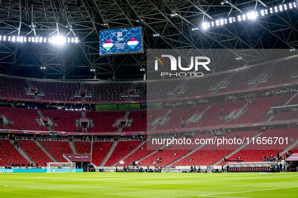 The stadium overview during the match between Hungary and the Netherlands at the Puskas Arena for the UEFA Nations League season 2024-2025 i...